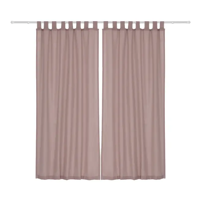 CORTINA 2 PEÇAS 1,30 M X 2,30 M DIFFUSING - ROSA ANTIQUE - Foto 1