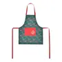 KIT AVENTAL COM LUVA DE FORNO HOHO HOME - VERMELHO HINDU/ENGLISH GREEN - Foto 2