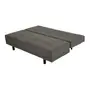 SOFÁ-CAMA 3 LUGARES CLAP - CINZA/PRETO - Foto 10