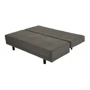 SOFÁ-CAMA 3 LUGARES CLAP - CINZA/PRETO - Foto 10