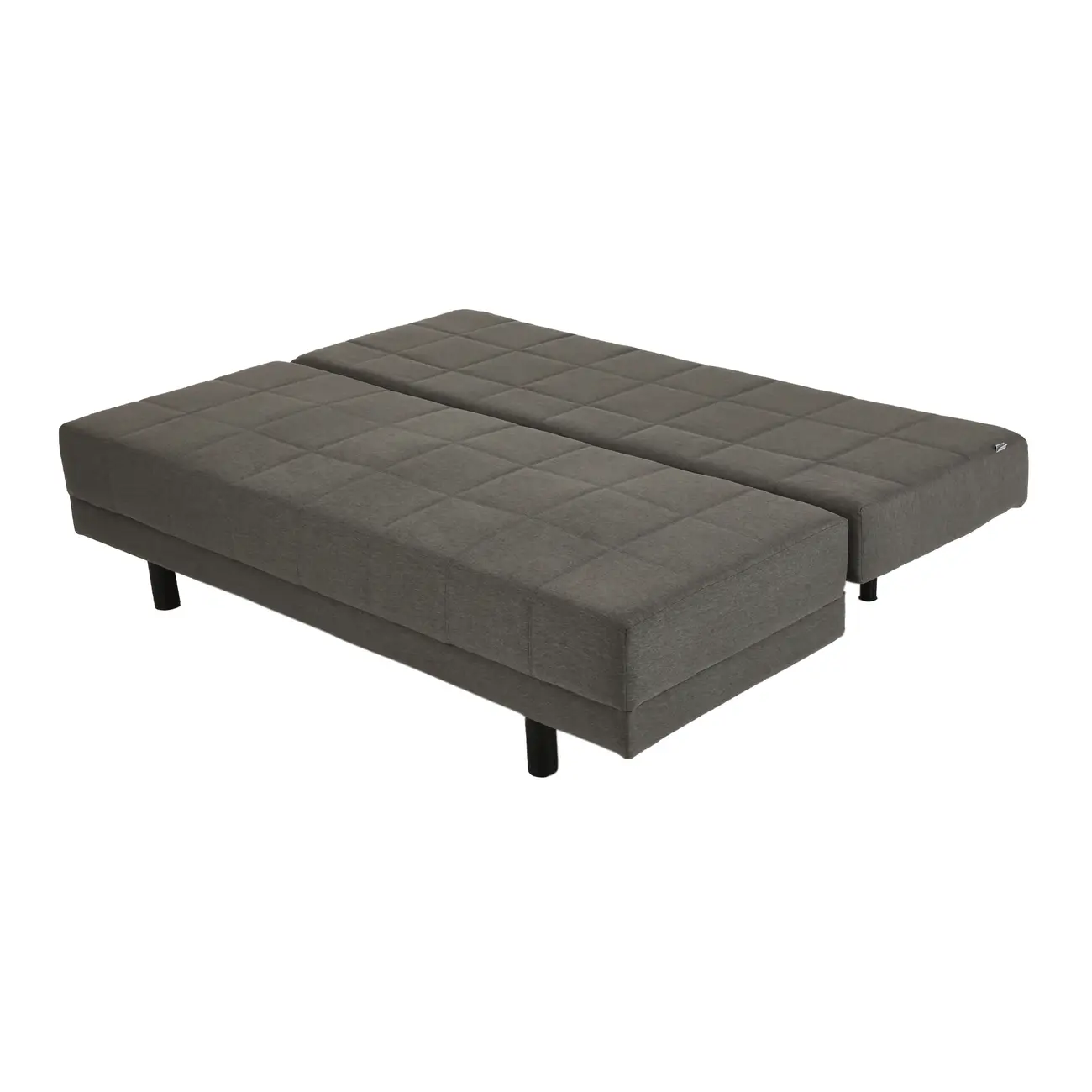 SOFÁ-CAMA 3 LUGARES CLAP - CINZA/PRETO - Foto 10