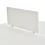 CONJUNTO COM 2 TAMPOS E 1 DIVISÓRIA DE MADEIRA PARA ESTAÇÃO DE TRABALHO DUPLA 1,20 M X 1,30 M METRIC - GRANILITE/BRANCO - Foto 4