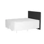 CAMA DE CASAL/QUEEN LINIEN PREMIUM - KONKRET/BRANCO - Foto 2