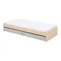 CAMA SOLTEIRO 2 GAVETAS 88 CM YOUNG - NATURAL WASHED/FLANDRES - Foto 2