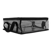 CESTO ORGANIZADOR 13 CM X 38 CM X 26 CM BREEZY - PRETO - Foto 3