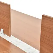 EST TRAB QUÁDRUPLA C/ DIVISÓRIA METRIC - FREIJÓ/BRANCO - Foto 10