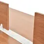 EST TRAB QUÁDRUPLA C/ DIVISÓRIA METRIC - FREIJÓ/BRANCO - Foto 10