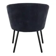POLTRONA FLAPPER - PRETO/GALAXY BLUE - Foto 5