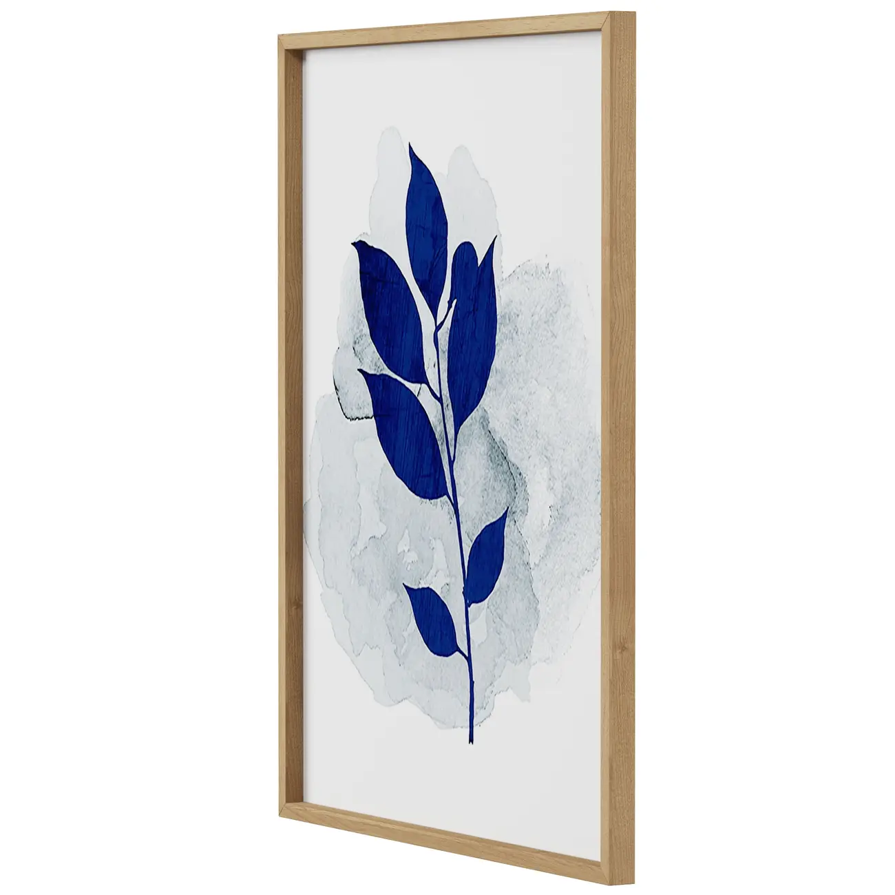 INTENSE BLUE II QUADRO 51 CM X 41 CM - AZUL/NOZES - Foto 9