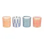 KIT MINI VELA POTE FESTIVAL C/4 - BRANCO/CORES CALEIDOCOLOR - Foto 3
