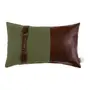 ALMOFADA 50 CM X 30 CM DRESSAGE - TANINO/LODEN GREEN - Foto 1