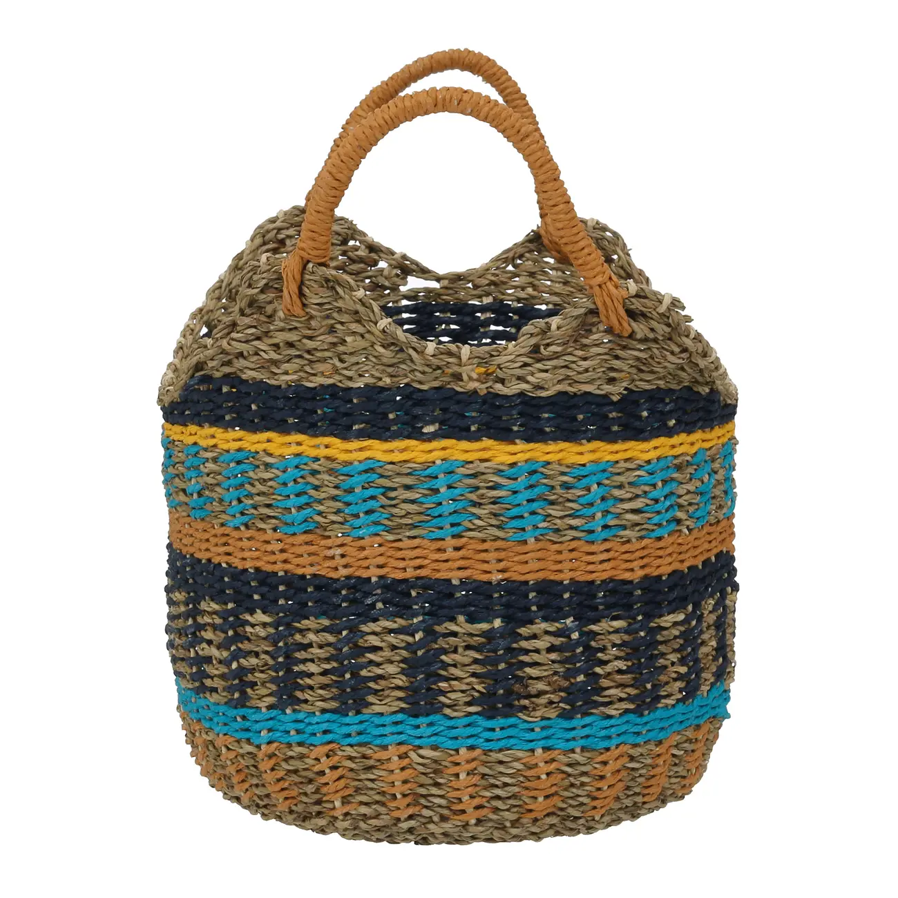 CESTO 35 CM X 29 CM X 29 CM APURÍMAC - FIBRA CLARA/MULTICOR - Foto 1