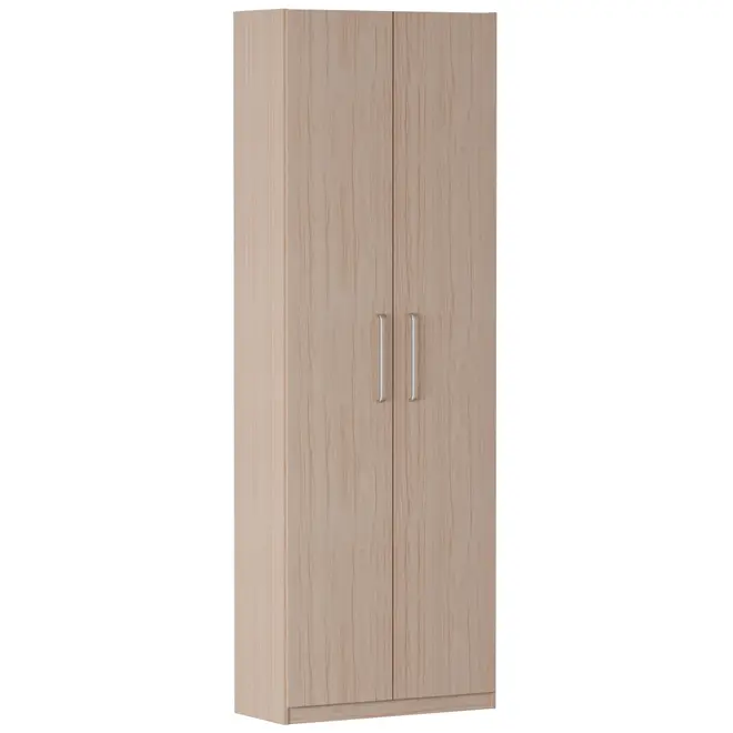 GUARDA-ROUPA DE SOLTEIRO 2 PORTAS/3 PRATELEIRAS LIVE - NATURAL WASHED - Foto 7