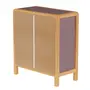 CÔMODA 4 GAVETAS 90 CM X 45 CM KANT - RUBY MOCHA/AMÊNDOA - Foto 7