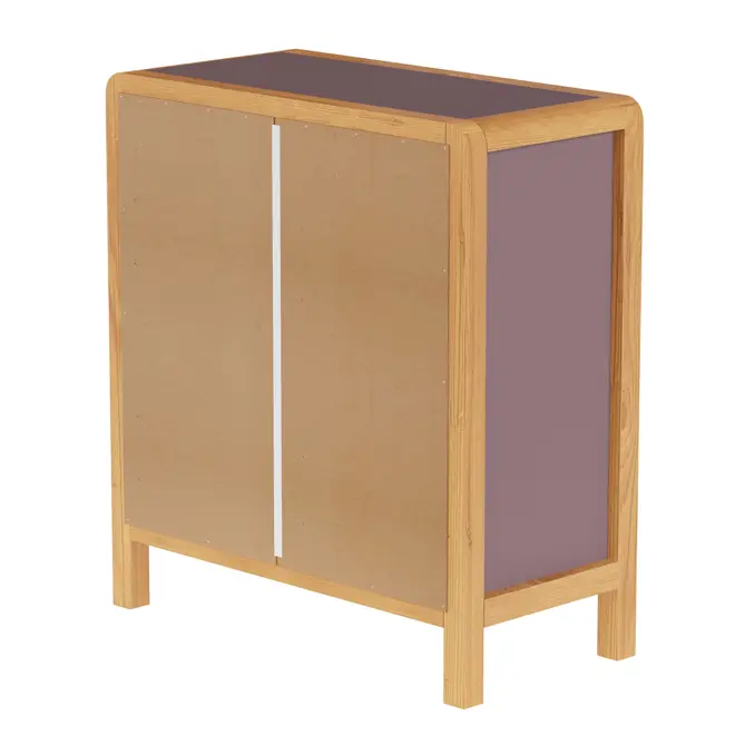 CÔMODA 4 GAVETAS 90 CM X 45 CM KANT - RUBY MOCHA/AMÊNDOA - Foto 7
