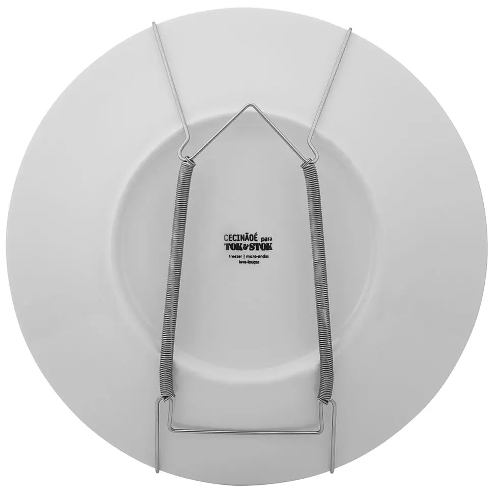 SUPORTE DE PRATO PARA PAREDE GRANDE WALLPLATE - INOX - Foto 2