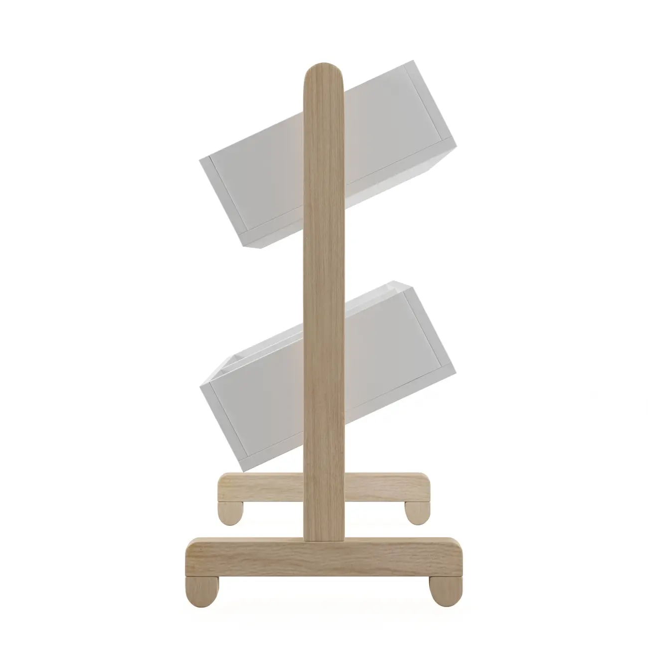 ESTANTE INFANTIL 80 CM X 71 CM TILT - NATURAL WASHED/BRANCO - Foto 3