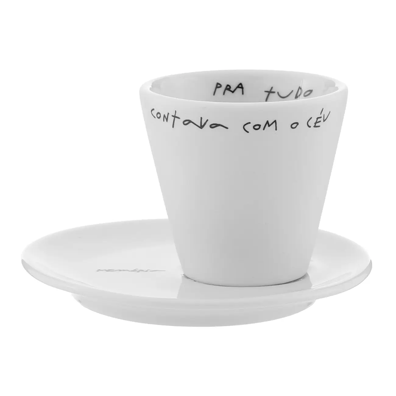 XÍCARA CHÁ 400 ML VRD LIVRO EM LOUÇAS - BRANCO/PRETO - Foto 2