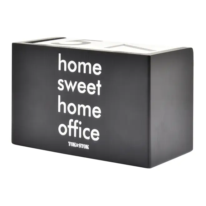 CALENDÁRIO MESA SWEET HOME OFFICE - PRETO/BRANCO - Foto 5