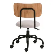 CADEIRA HOME OFFICE CARTE - NATURAL/FREIJÓ - Foto 6