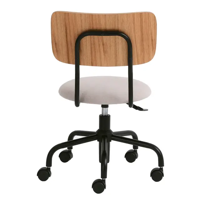CADEIRA HOME OFFICE CARTE - NATURAL/FREIJÓ - Foto 6