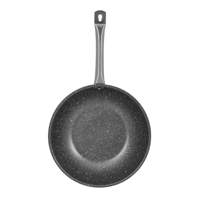 PANELA INDUÇÃO WOK 28 CM PATELLAS - INOX/KONKRET - Foto 3