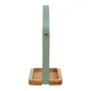 ESPELHO DE MESA 18 CM X 23 CM BAMBUMIX - SÁLVIA/BAMBU - Foto 4