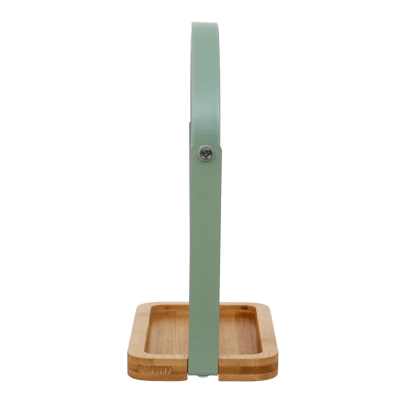ESPELHO DE MESA 18 CM X 23 CM BAMBUMIX - SÁLVIA/BAMBU - Foto 4