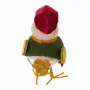ADORNO PÁSSARO COM CACHECOL 20 CM SANTA ROCKS - MUSGO/MULTICOR - Foto 5