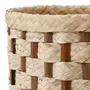 CESTO 28 CM X 28 CM X 28 CM PAJEÚ - FIBRA CLARA/FIBRA CASTANHA - Foto 4