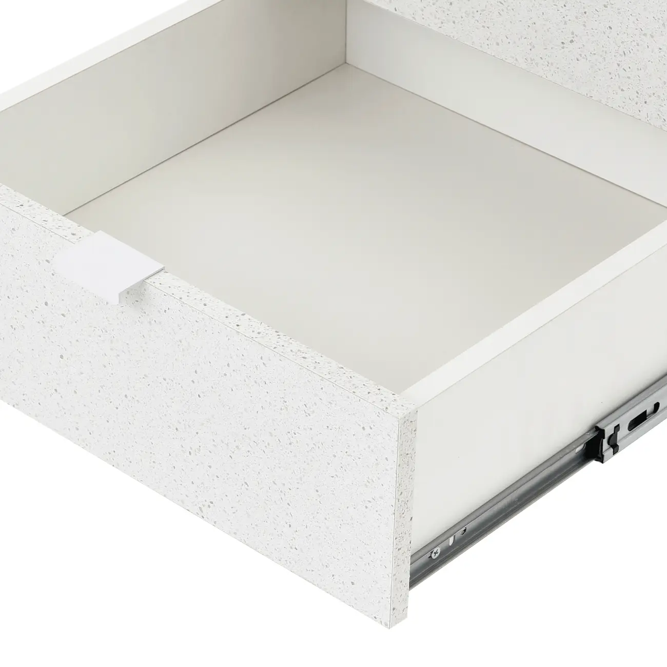 GAVETEIRO PARA ESCRITÓRIO 3 GAVETAS SLEEK - BRANCO/GRANILITE - Foto 9