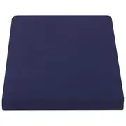LENÇOL COM ELÁSTICO CASAL 1,38 M X 1,88 M X 30 CM FOLKSY - AZUL ESCURO - Foto 1