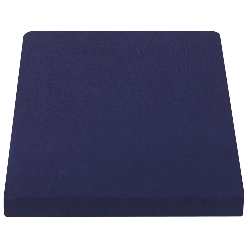 LENÇOL COM ELÁSTICO CASAL 1,38 M X 1,88 M X 30 CM FOLKSY - AZUL ESCURO - Foto 1