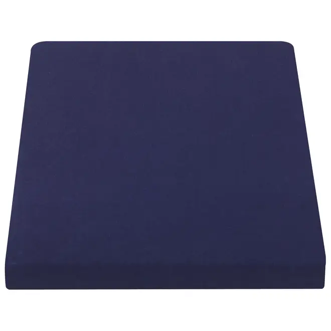 LENÇOL COM ELÁSTICO CASAL 1,38 M X 1,88 M X 30 CM FOLKSY - AZUL ESCURO - Foto 1