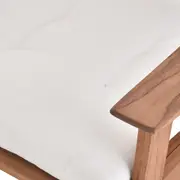 CADEIRA C/BRAÇOS E ALMOFADA CARAÍVA I - BARU/BRANCO - Foto 7