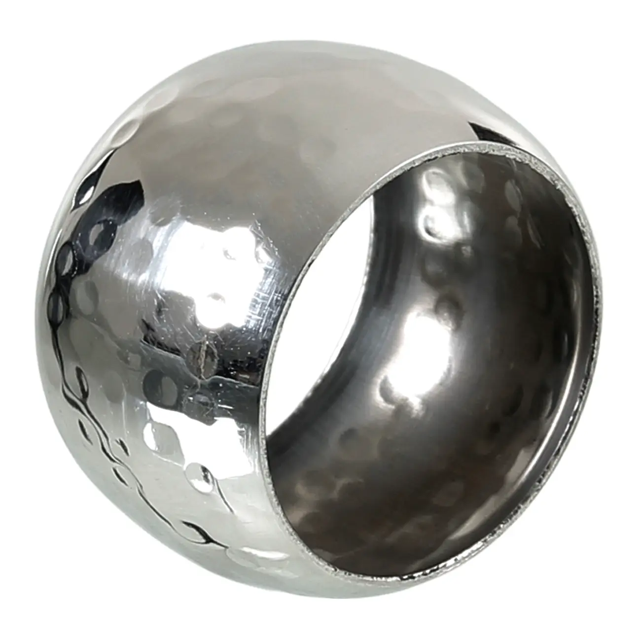ARGOLA PARA GUARDANAPO CONJUNTO COM 2 PEÇAS CIRCLE LUX - INOX - Foto 2