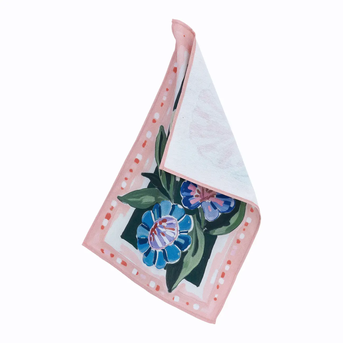 PANO COPA 40 CM X 60 CM ONÍRICA FLORES - ROSA/MULTICOR - Foto 2