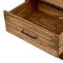 MESA DE CABECEIRA 1 GAVETA STEAM TRUNK - ENCERADO CASTANHO/CASTANHO - Foto 9