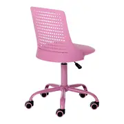 CADEIRA HOME OFFICE TEEN CHICLETE - ROSA/ROSA - Foto 4