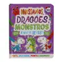 LIVRO COLORIR E MONTAR: DINOSSAUROS, DRAGOES, MONSTROS - MULTICOR - Foto 1