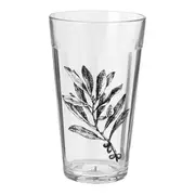 COPO LONG DRINK 450 ML NATUREZA - INCOLOR/PRETO - Foto 1