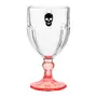 TAÇA ÁGUA/VINHO 340 ML CAVEIRA - INCOLOR/LARANJA - Foto 2