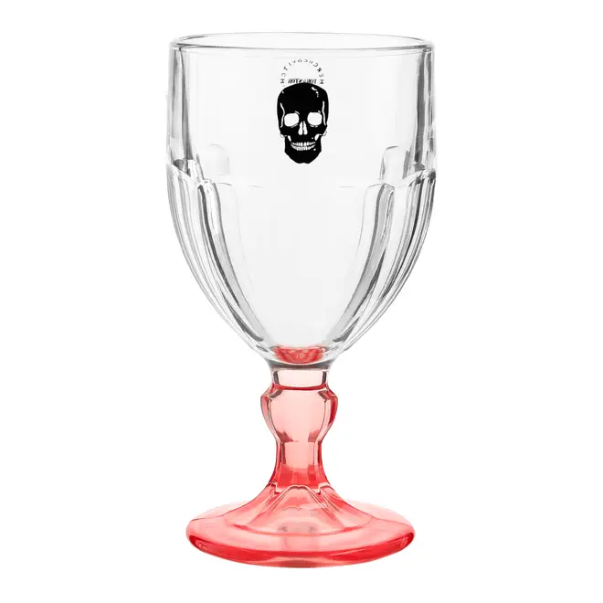 TAÇA ÁGUA/VINHO 340 ML CAVEIRA - INCOLOR/LARANJA - Foto 2