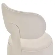 CADEIRA DE JANTAR XEQUE - BOUCLÉ BRANCO - Foto 6
