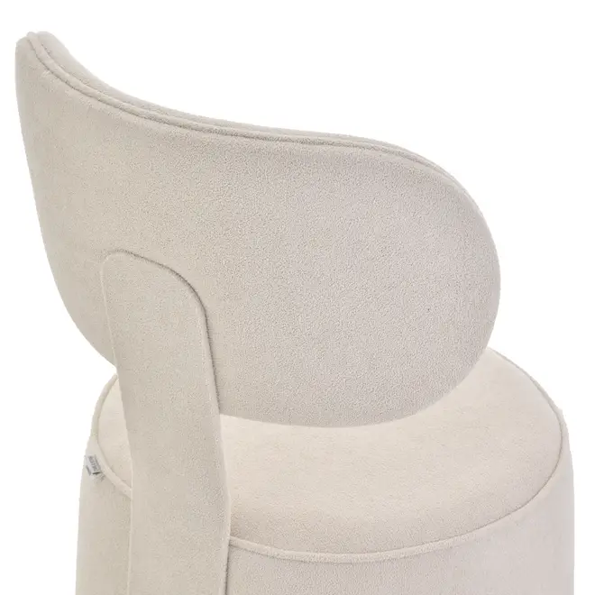 CADEIRA DE JANTAR XEQUE - BOUCLÉ BRANCO - Foto 6