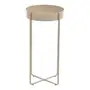 MESA LATERAL REDONDA 30 CM PIRIZ - AREIA - Foto 1