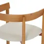 CADEIRA DE JANTAR COM BRAÇOS NIPOBOW - AMÊNDOA/NATURAL - Foto 11
