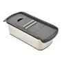 FATIADOR/RALADOR MULTIUSO COM MANDOLIN GAUT CHEF - INOX/PRETO - Foto 4