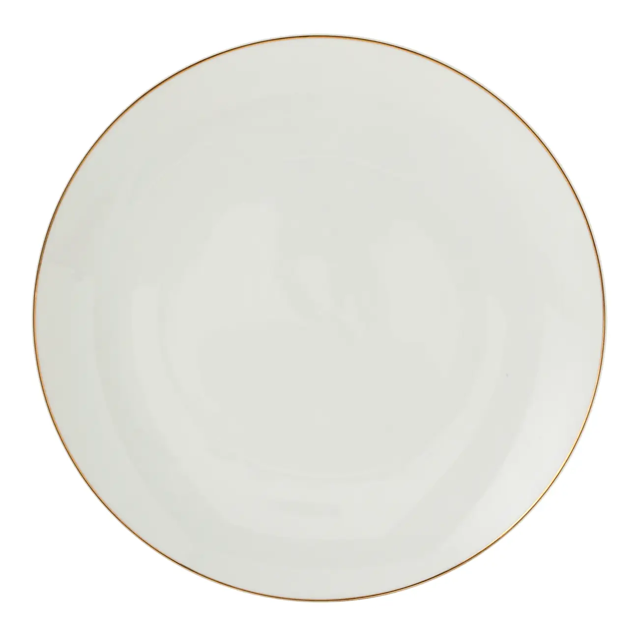 PRATO RASO AURUM - BRANCO/OURO - Foto 1