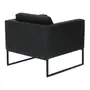POLTRONA DETROIT - PRETO/PRETO - Foto 4